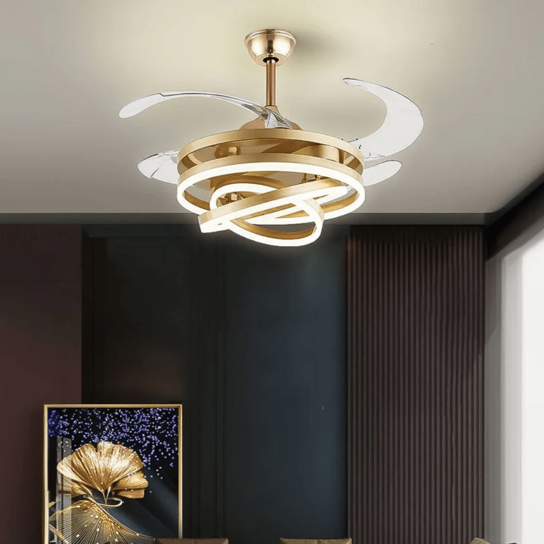 Trinity Nezha Chandelier Ceiling Fan with Remote Control Harold