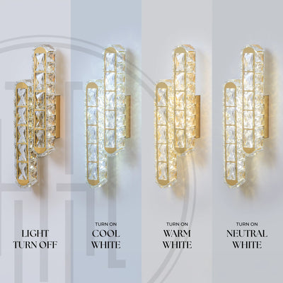 Crystal Loop Wall Light