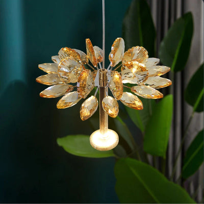 Sunburst Crystal Pendant Light