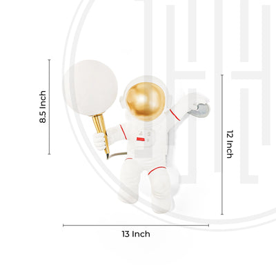 Space Explorer Astronaut Wall Light