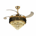 Black Mamba Chandelier Ceiling Fan with Remote Control