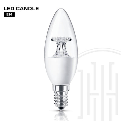 LED Candle Bulb E14 - 2700K