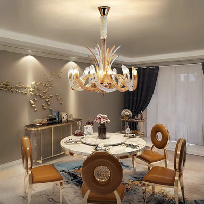 Golden Eclaire Luxe Chandelier