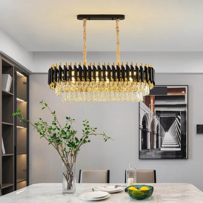 Black Mamba Oval Chandelier