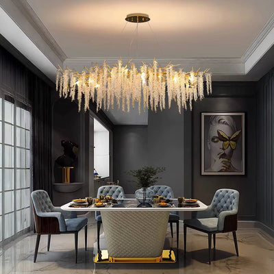 Golden Ivy Chandelier