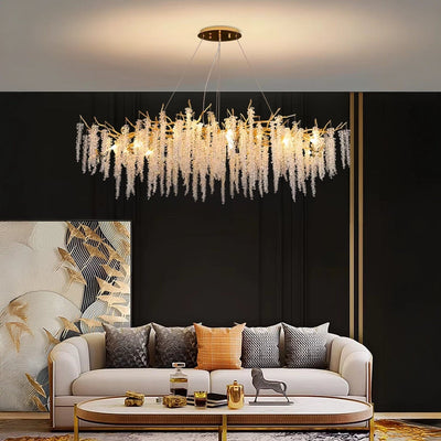 Golden Ivy Chandelier