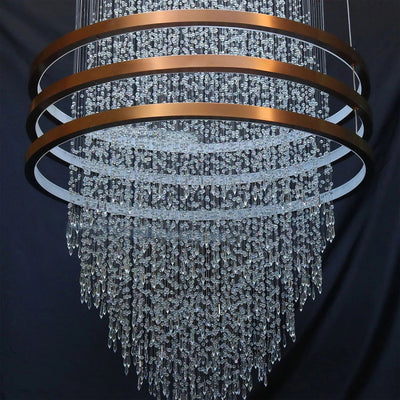 Galactic Stellar Rainfall Chandelier