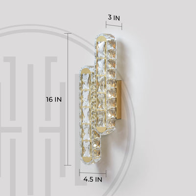 Crystal Loop Wall Light