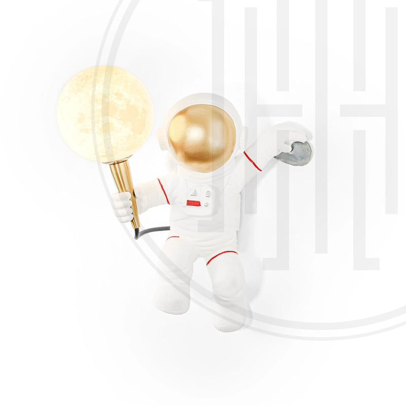 Space Explorer Astronaut Wall Light