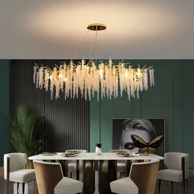 Golden Ivy Chandelier