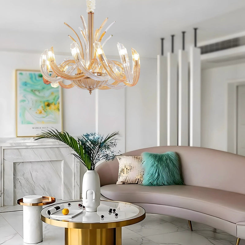 Golden Eclaire Luxe Chandelier