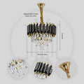 Black Mamba Round Chandelier - Alexa Enabled