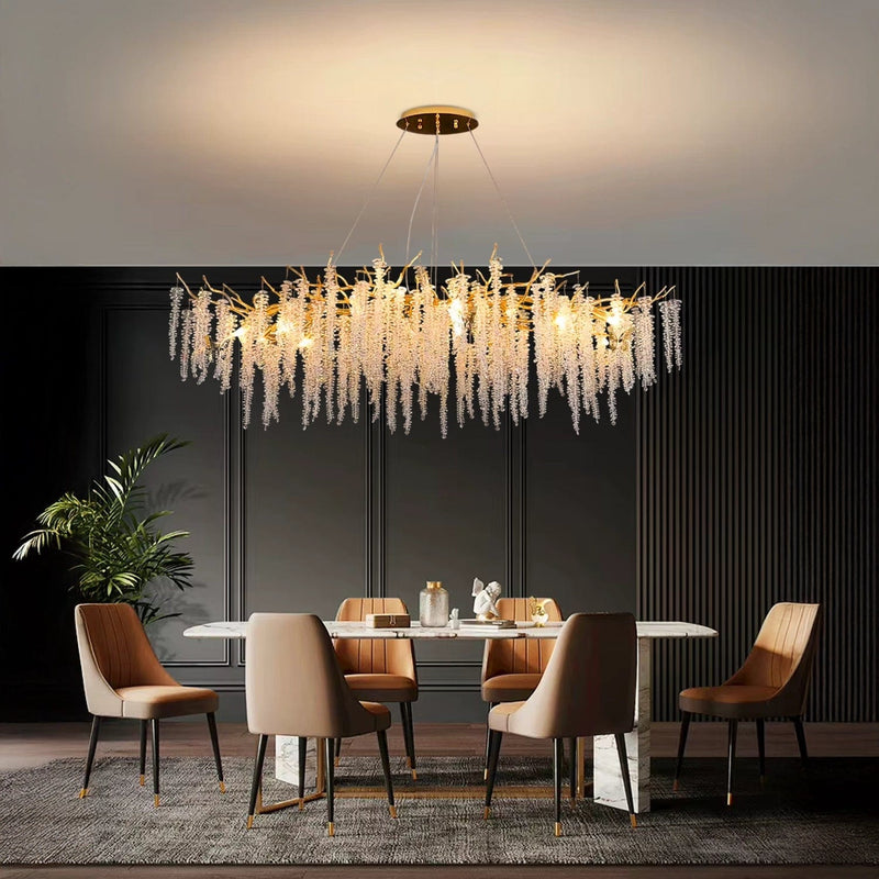 Golden Ivy Chandelier