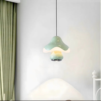 Mushroom Glow Pendant Light