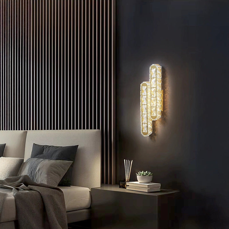 Crystal Loop Wall Light