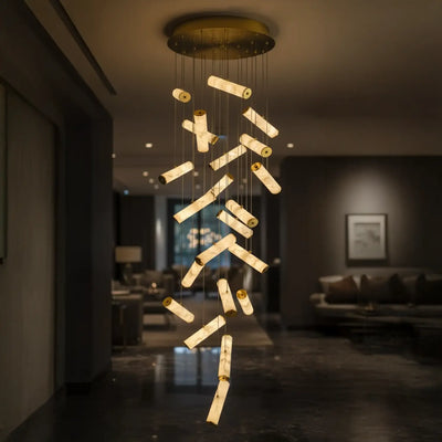 Alure Stone Duplex Chandelier