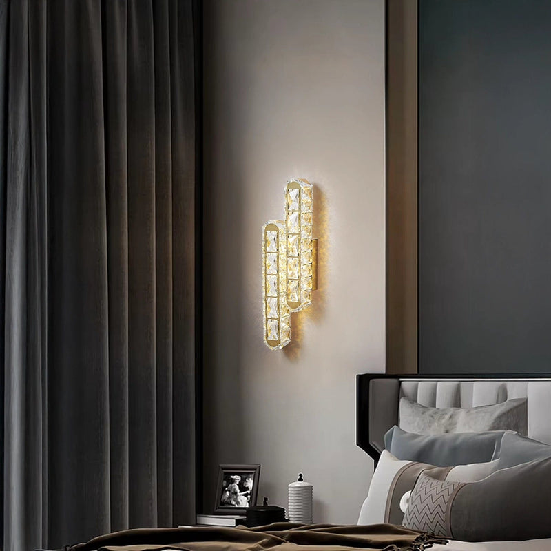 Crystal Loop Wall Light