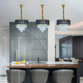 Black Mamba Round Chandelier - Alexa Enabled