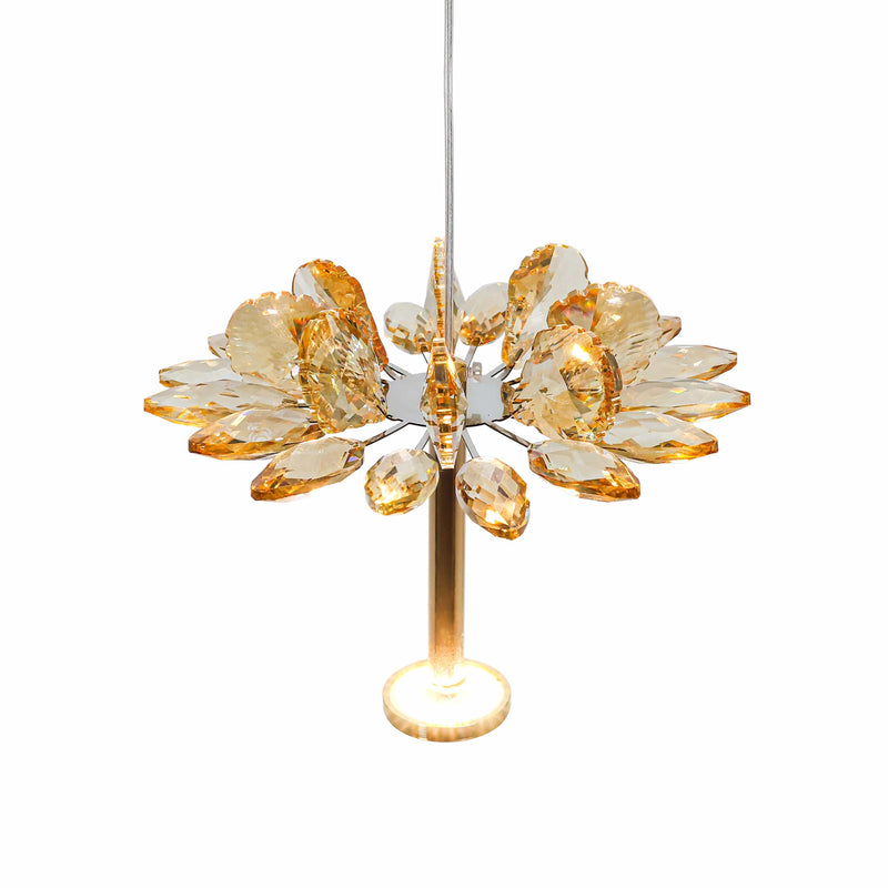 Sunburst Crystal Pendant Light