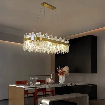 Arctic Glow Dining Chandelier