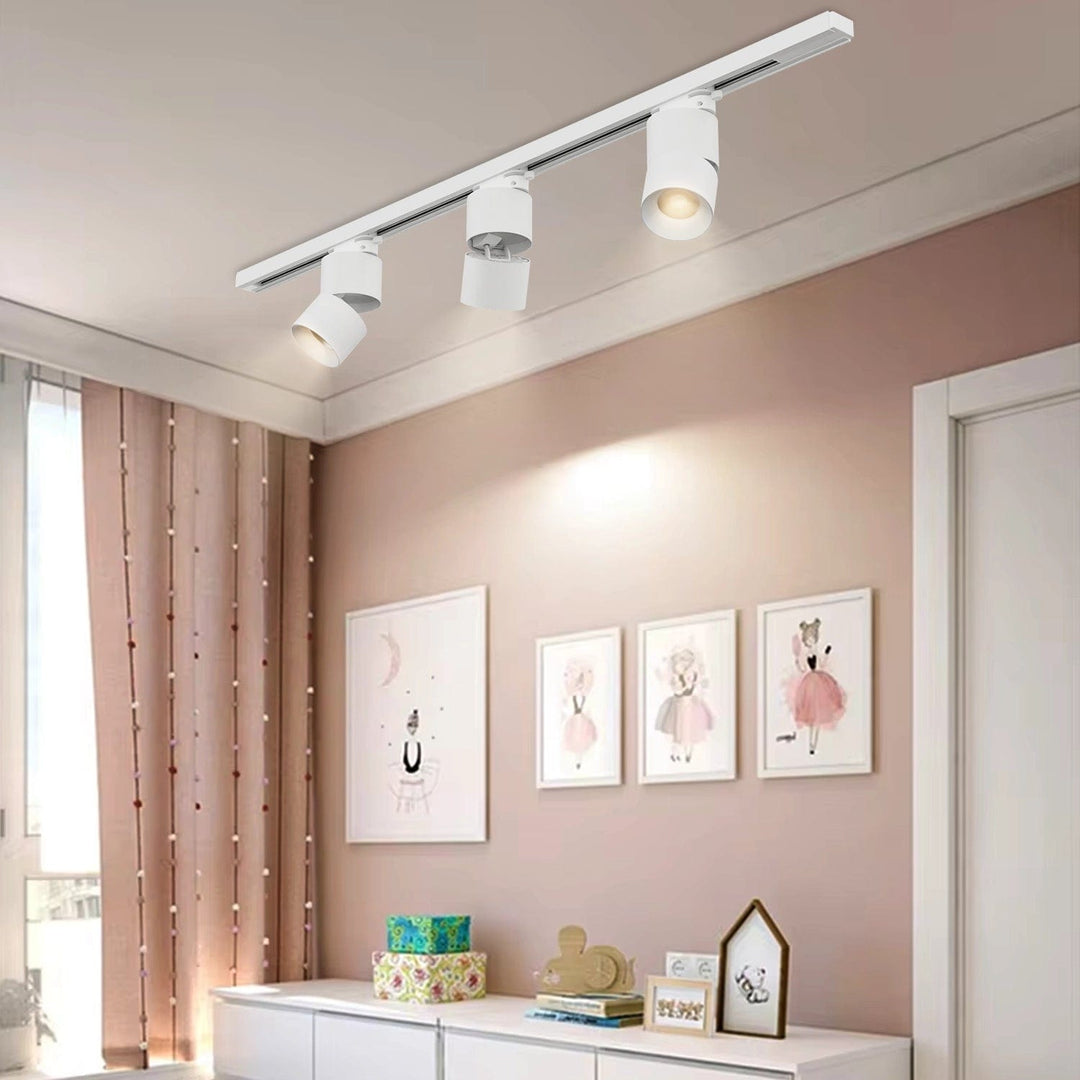Track Light 360° Adjustable COB Spotlight Indoor Ceiling Focus