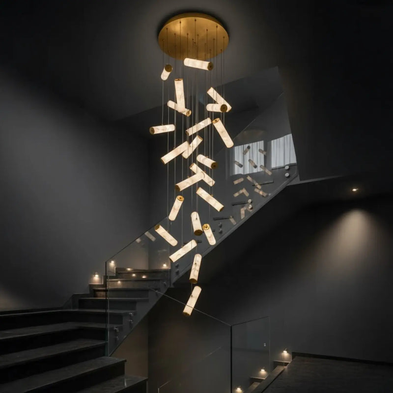 Alure Stone Duplex Chandelier