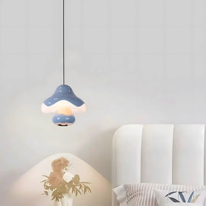 Mushroom Glow Pendant Light