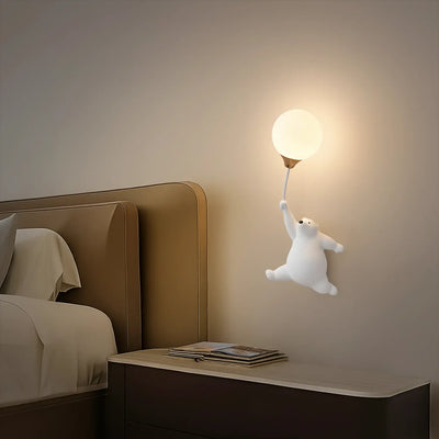 Flarehug Bear Wall Light