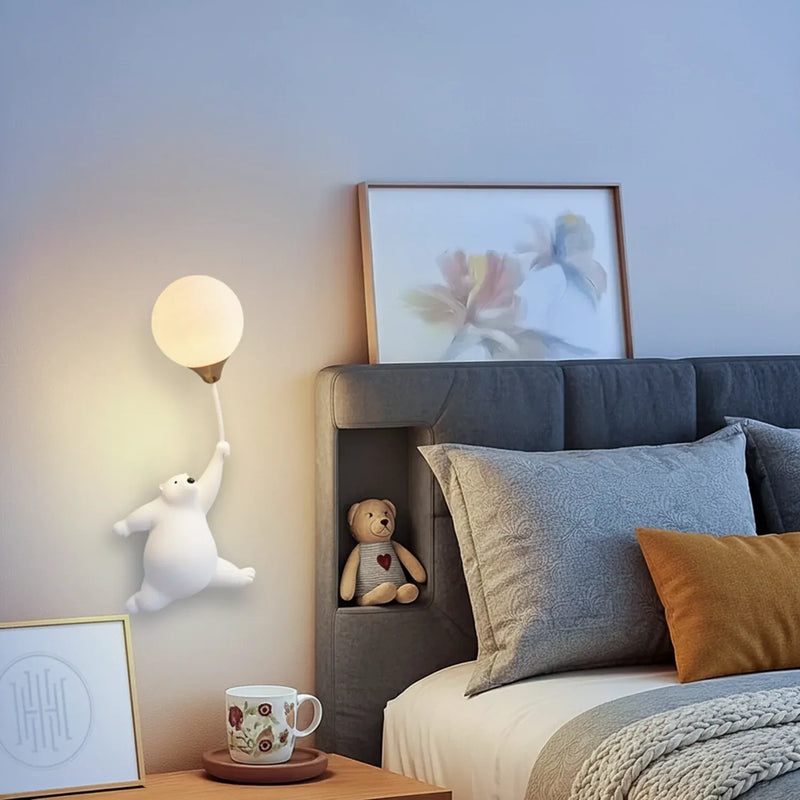 Flarehug Bear Wall Light