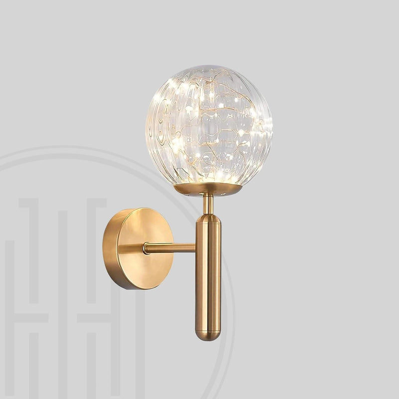 Fairy Glass Ball Wall Light