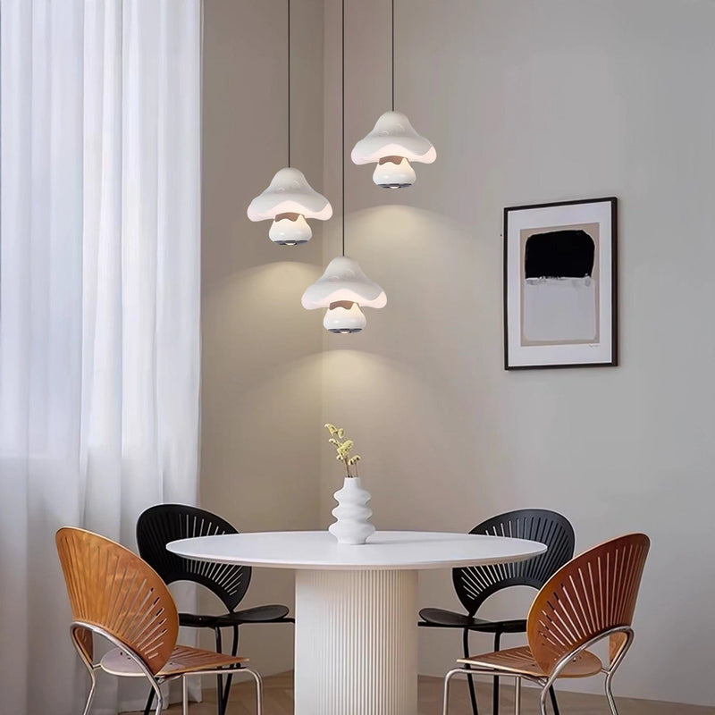 Mushroom Glow Pendant Light