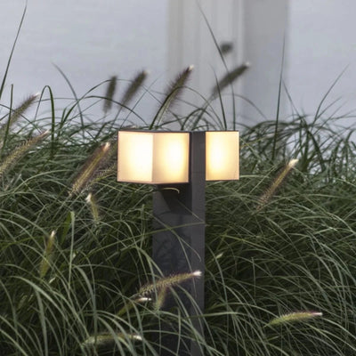 350° Dual Head Bollard Light