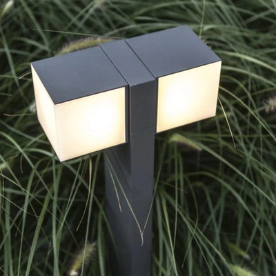 350° Dual Head Bollard Light