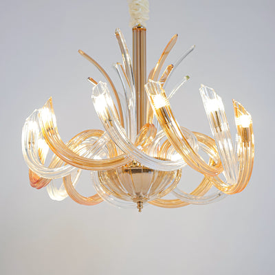 Golden Eclaire Luxe Chandelier