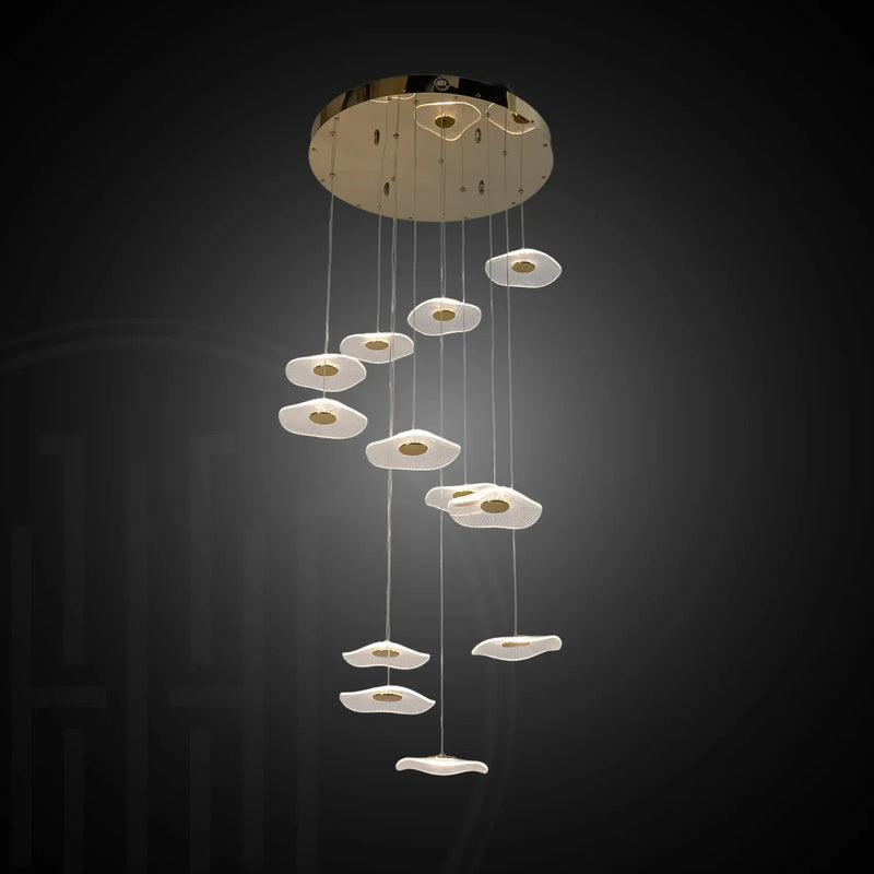 Jelly Fish Acrylic Chandelier