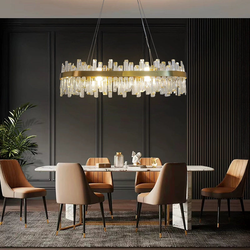 Arctic Glow Dining Chandelier