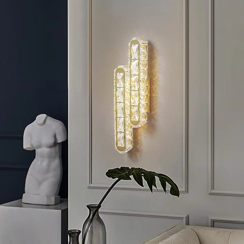 Crystal Loop Wall Light