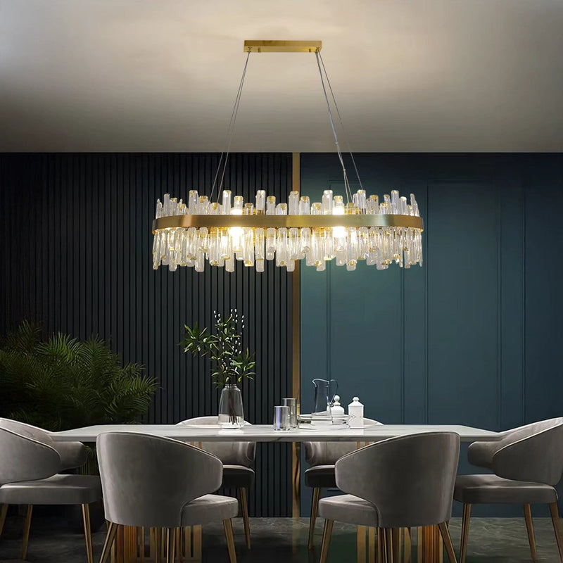 Arctic Glow Dining Chandelier