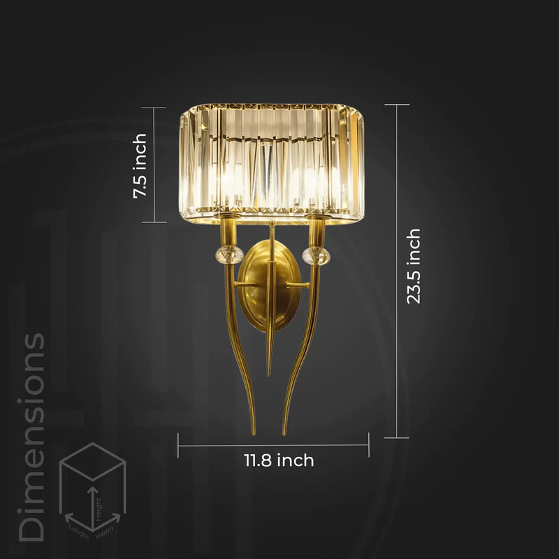 Majestic Prism Duo Wall Light