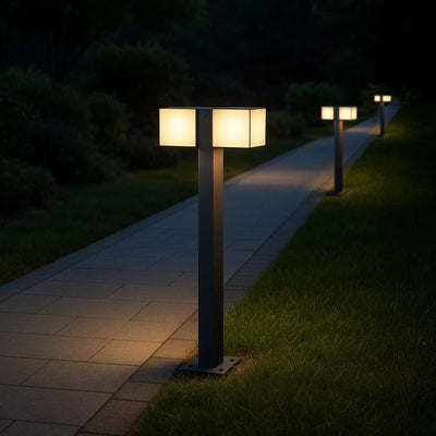 350° Dual Head Bollard Light
