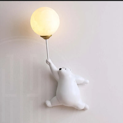 Flarehug Bear Wall Light