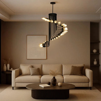 Eclipse Spiral Chandelier