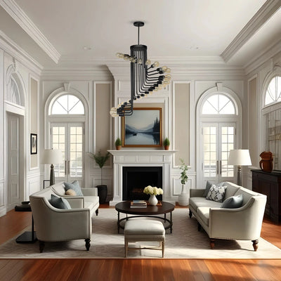Eclipse Spiral Chandelier