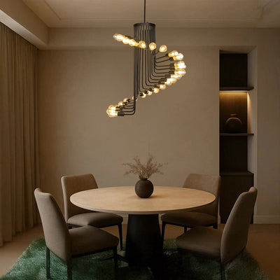 Eclipse Spiral Chandelier