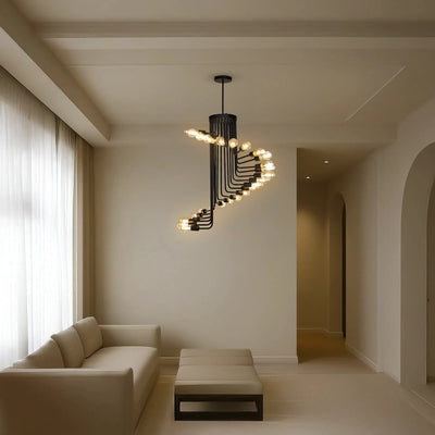 Eclipse Spiral Chandelier
