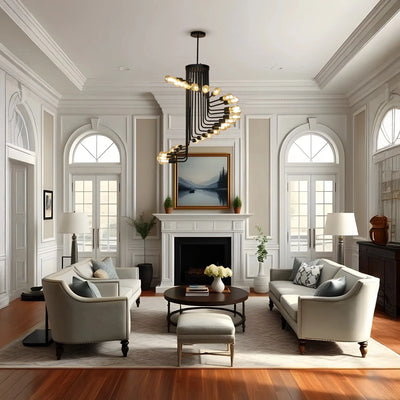 Eclipse Spiral Chandelier
