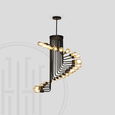 Eclipse Spiral Chandelier