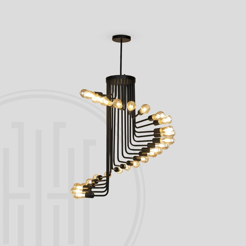 Eclipse Spiral Chandelier