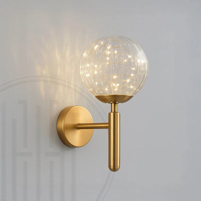 Fairy Glass Ball Wall Light