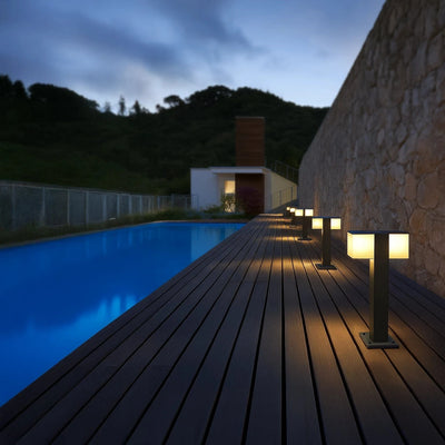 350° Dual Head Bollard Light